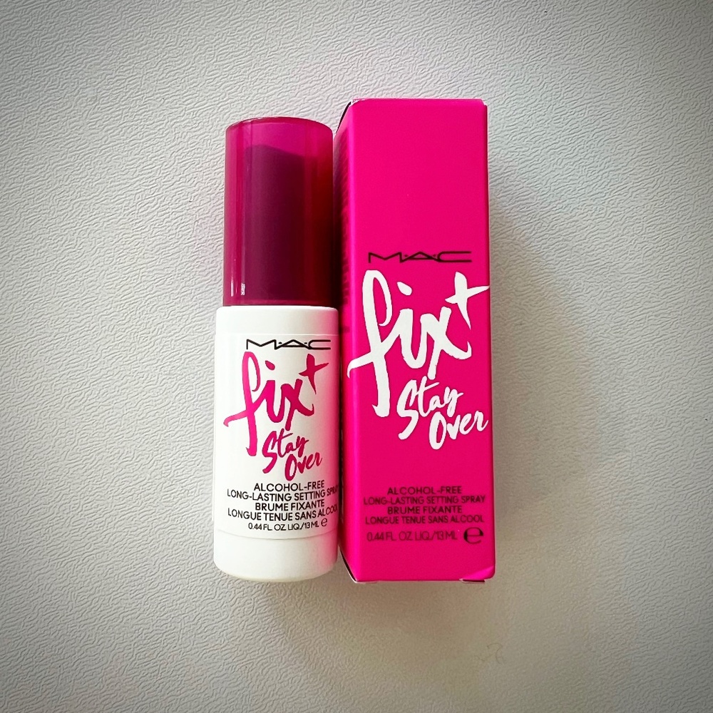 MAC Fix+ Stay Over Setting Spray Alcohol-Free 13ml/0.44 Fl. OZ Travel Size NEW